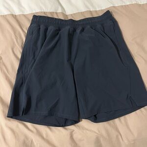 All in Motion Men's Dark Blue Athletic Shorts